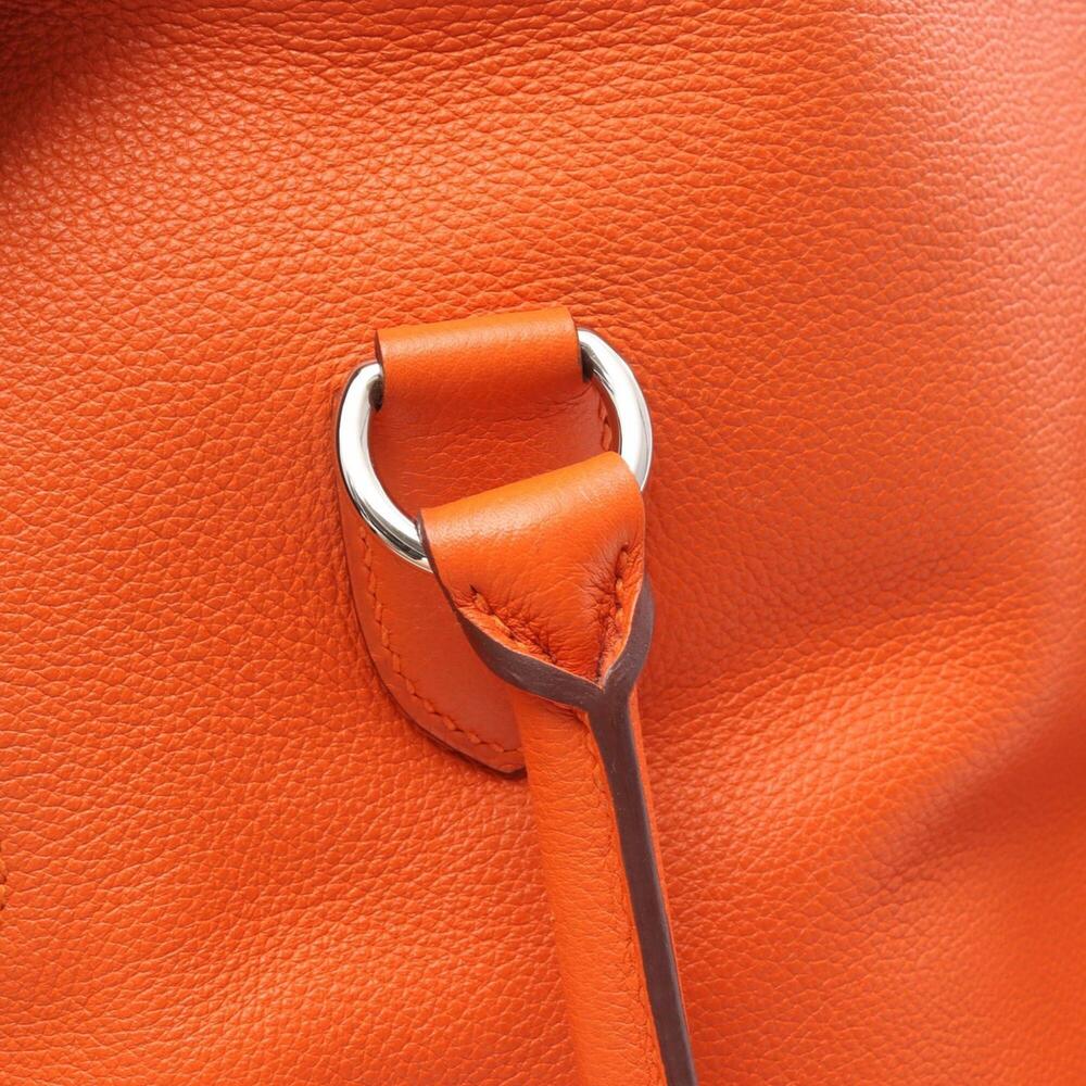 Hermes Toolbox 26 Handbag, Evercolor, Women's, Orange - Picture 14 of 15